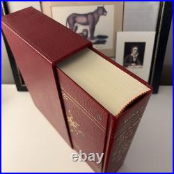 The Lord of the Rings Red Leather HMCO Collectors Edition Map & Slipcase 1987 The Lord of the Rings Red Leather HMCO Collectors Edition Map & Slipcase 1987