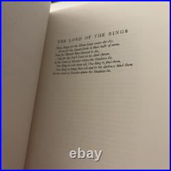 The Lord of the Rings Red Leather HMCO Collectors Edition Map & Slipcase 1987 The Lord of the Rings Red Leather HMCO Collectors Edition Map & Slipcase 1987