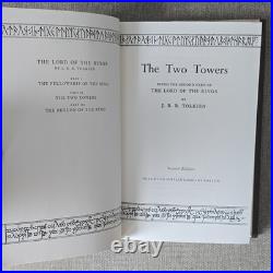 The Lord of the Rings Set by J. R. R. Tolkien Hardcover Revised 2nd Ed Dust Jacket