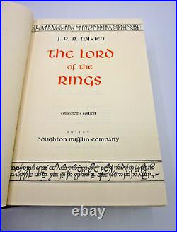 The Lord of the Rings & The Hobbit Tolkien 2 Volumes in Slipcases Fine