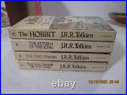 The Lord of the Rings & The Hobbit by J. R. R. Tolkien PB Red Box Set 1977 pub 62p
