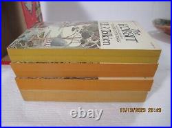 The Lord of the Rings & The Hobbit by J. R. R. Tolkien PB Red Box Set 1977 pub 62p