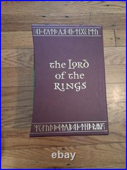 The Lord of the Rings Trilogy (3-Vol Boxed Set) Folio Society 2001 The Lord of the Rings Trilogy (3-Vol Boxed Set) Folio Society 2001