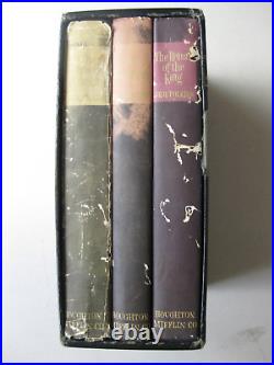 The Lord of the Rings Trilogy Box Set JRR Tolkien 1965 Hardcover DJ/ Maps 2nd Ed