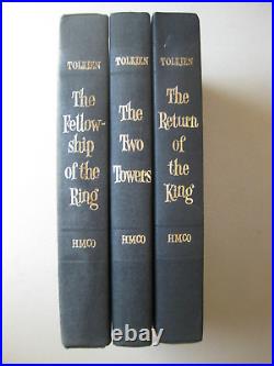 The Lord of the Rings Trilogy Box Set JRR Tolkien 1965 Hardcover DJ/ Maps 2nd Ed