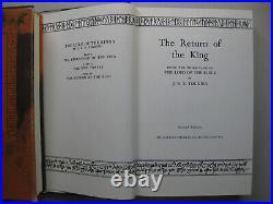 The Lord of the Rings Trilogy Box Set JRR Tolkien 1965 Hardcover DJ/ Maps 2nd Ed