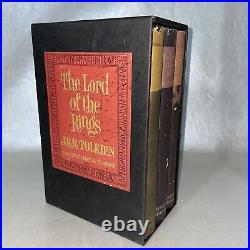 The Lord of the Rings Trilogy Box Set JRR Tolkien 1965 Hardcover With Maps