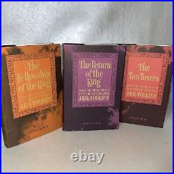 The Lord of the Rings Trilogy Box Set JRR Tolkien 1965 Hardcover With Maps