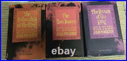 The Lord of the Rings Trilogy Box Set Tolkien 1965 HC DJ/Maps 2nd Ed 12th ptg