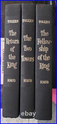 The Lord of the Rings Trilogy Box Set Tolkien 1965 HC DJ/Maps 2nd Ed 12th ptg