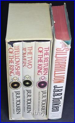 The Lord of the Rings Trilogy Boxed HB/DJ Set & Silmarillion by Houghton Mifflin