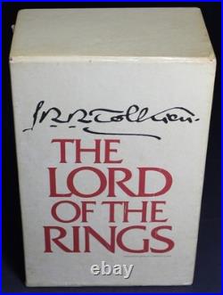 The Lord of the Rings Trilogy Boxed HB/DJ Set & Silmarillion by Houghton Mifflin