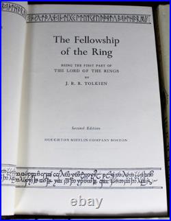 The Lord of the Rings Trilogy Boxed HB/DJ Set & Silmarillion by Houghton Mifflin