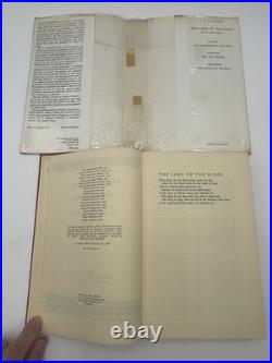 The Lord of the Rings Trilogy J R R Tolkien 1968/69 2nd Edition 3/4th Impression