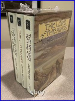 The Lord of the Rings Trilogy J. R. R. Tolkien (Hardcover Boxed Set withMaps) SEALED