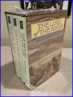 The Lord of the Rings Trilogy J. R. R. Tolkien (Hardcover Boxed Set withMaps) SEALED