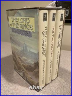 The Lord of the Rings Trilogy J. R. R. Tolkien (Hardcover Boxed Set withMaps) SEALED