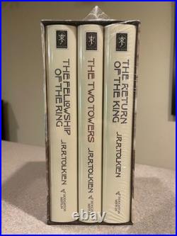 The Lord of the Rings Trilogy J. R. R. Tolkien (Hardcover Boxed Set withMaps) SEALED