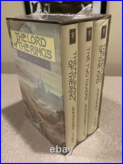 The Lord of the Rings Trilogy J. R. R. Tolkien (Hardcover Boxed Set withMaps) SEALED