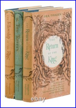 The Lord of the Rings Trilogy JRR TOLKIEN First US Edition 14,13,13 1st LOTR