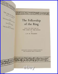 The Lord of the Rings Trilogy JRR TOLKIEN First US Edition 14,13,13 1st LOTR