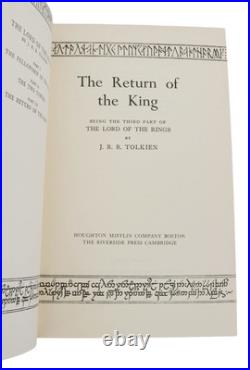 The Lord of the Rings Trilogy JRR TOLKIEN First US Edition 14,13,13 1st LOTR