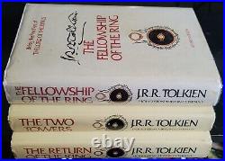 The Lord of the Rings Trilogy Set JRR Tolkien 1965 Hardcover DJ with Maps