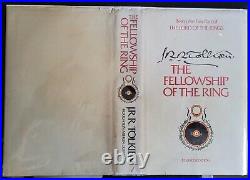 The Lord of the Rings Trilogy Set JRR Tolkien 1965 Hardcover DJ with Maps