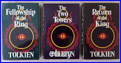 The Lord of the Rings Trilogy by J. R. R Tolkien 2nd Edition 1973 NEAR FINE set
