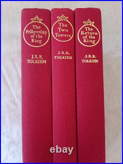 The Lord of the Rings Trilogy by J. R. R Tolkien 2nd Edition 1973 NEAR FINE set