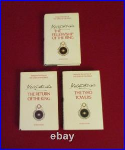 The Lord of the Rings by J. R. R. Tolkien (1982) Second Edition Three-Volume Set