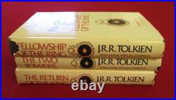 The Lord of the Rings by J. R. R. Tolkien (1982) Second Edition Three-Volume Set