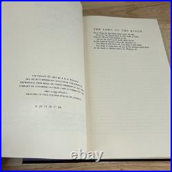 The Lord of the Rings by J. R. R. Tolkien 2nd Edition Box Set Slipcase 1978 Maps