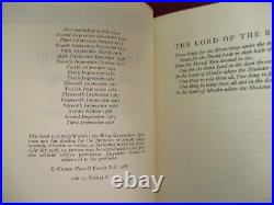 The Lord of the Rings by J. R. R. Tolkien 2nd UK Edition Third Printing