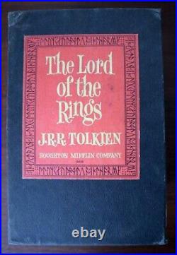 The Lord of the Rings by J. R. R. Tolkien 3 Volume Set With Slip Case 1965 Ed