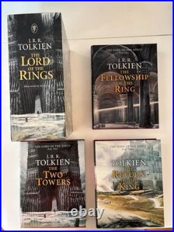The Lord of the Rings by J. R. R. Tolkien Boxed Set 3 HCDJ Lee Signed First Ed
