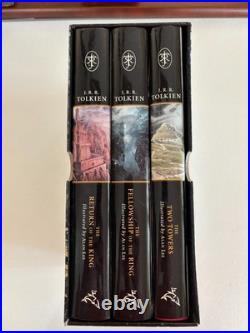 The Lord of the Rings by J. R. R. Tolkien Boxed Set 3 HCDJ Lee Signed First Ed