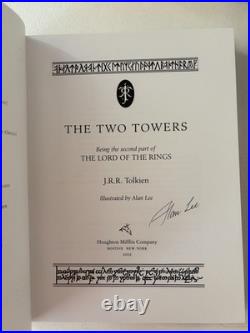 The Lord of the Rings by J. R. R. Tolkien Boxed Set 3 HCDJ Lee Signed First Ed