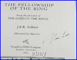 The Lord of the Rings by J. R. R. Tolkien Boxed Set 3 Hardcovers Lee Signed