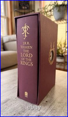 The Lord of the Rings by J. R. R. Tolkien Hardcover Book With Beautiful Artwork