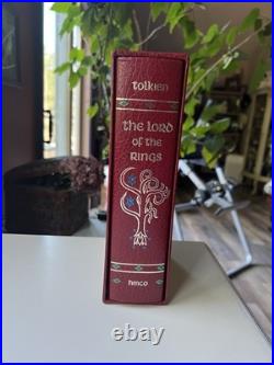 The Lord of the Rings by J. R. R. Tolkien Leather Collector's Edition HC With Map