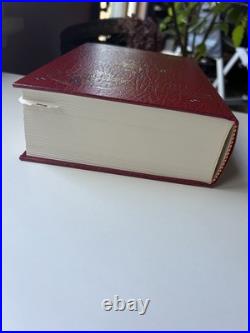 The Lord of the Rings by J. R. R. Tolkien Leather Collector's Edition HC With Map