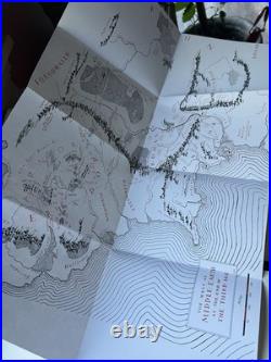 The Lord of the Rings by J. R. R. Tolkien Leather Collector's Edition HC With Map