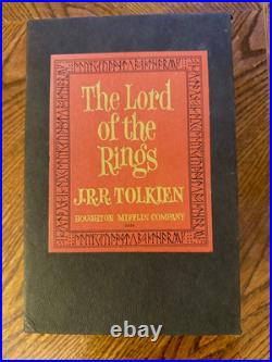 The Lord of the Rings by J. R. R. Tolkien, Second Edition Box Set Slipcase 5/5/5 The Lord of the Rings by J. R. R. Tolkien, Second Edition Box Set Slipcase 5/5/5