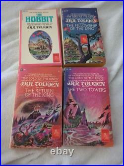 The Lord of the Rings set Of 4 J. R. R. Tolkien War Hobbits Adventure Stories