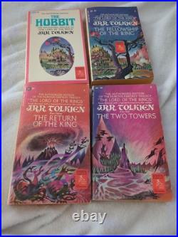 The Lord of the Rings set Of 4 J. R. R. Tolkien War Hobbits Adventure Stories