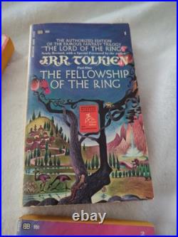 The Lord of the Rings set Of 4 J. R. R. Tolkien War Hobbits Adventure Stories