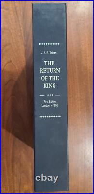 The Return of the King J. R. R Tolkien 1955 1st Ed. 1st Impression withcustom case