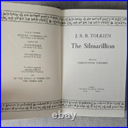 The Silmarillion J. R. R. Tolkien Hardcover First Edition 1977 Allen & Unwin