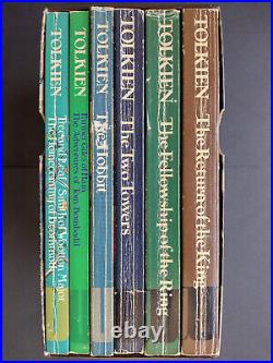 The Tolkien Collection 1977 Box Set 6 Unwin Paperbacks Lord of the Rings Hobbit